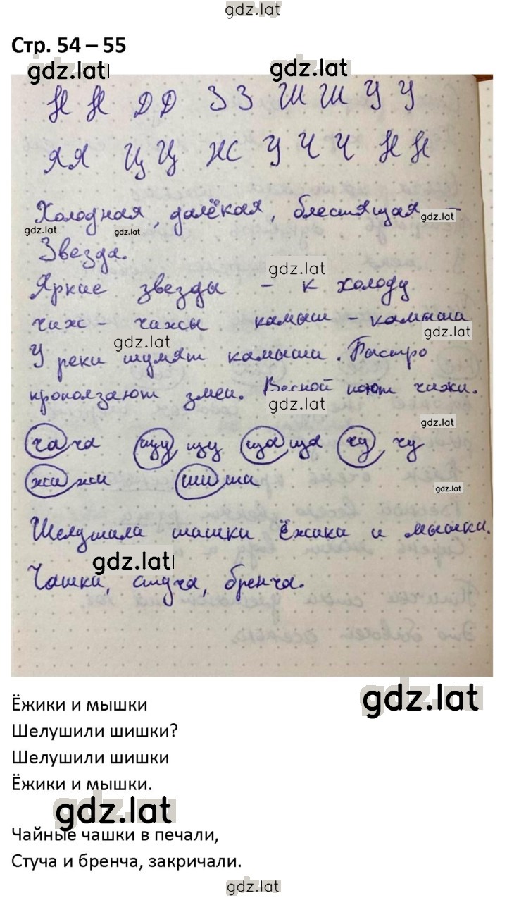 Решение задания № 54-55 — страница 1