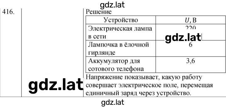 Решение задания № 416 — страница 1