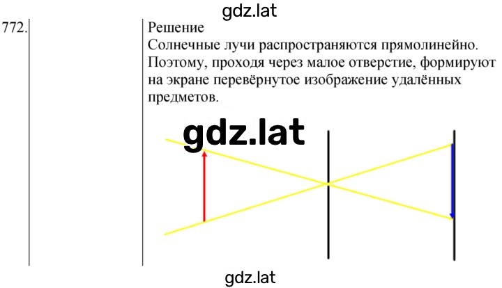 Решение задания № 772 — страница 1