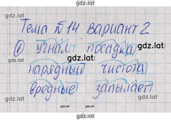 Решение задания № Вариант 2 — страница 1
