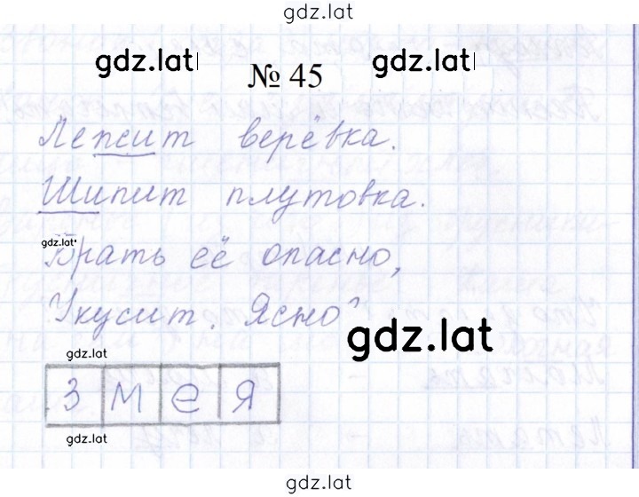 Решение задания № 45 — страница 1