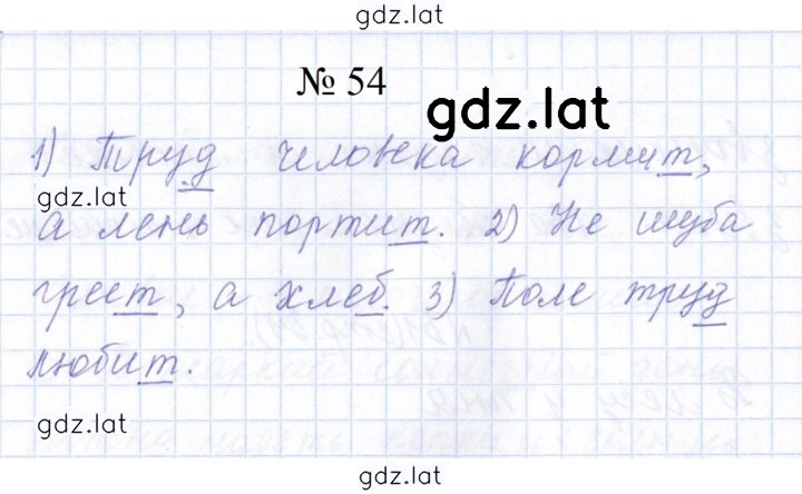 Решение задания № 54 — страница 1