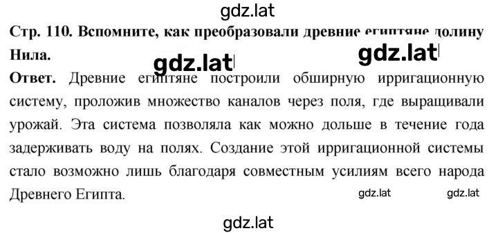 Решение задания № стр. 110 — страница 1