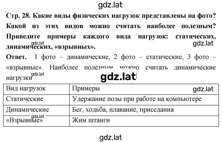Решение задания № стр. 28 — страница 1