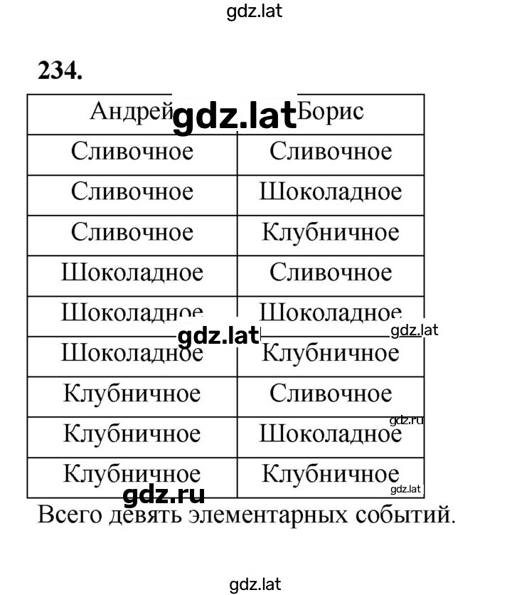 Решение задания № 234 — страница 1