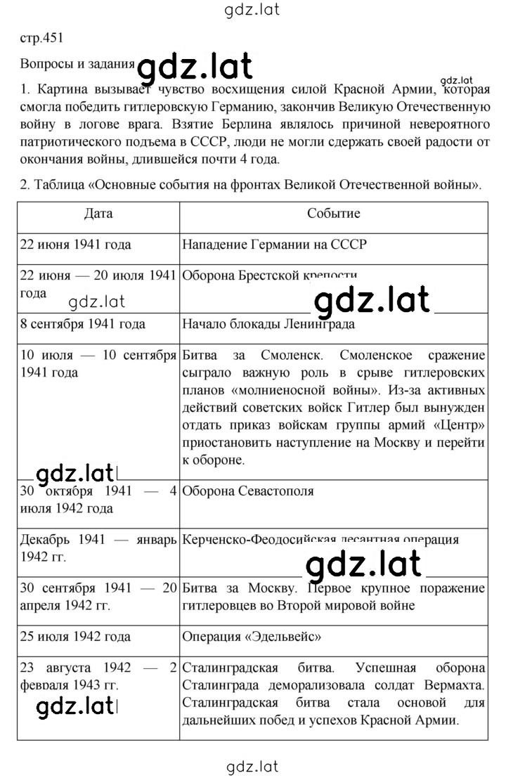 Решение задания № 451 — страница 1