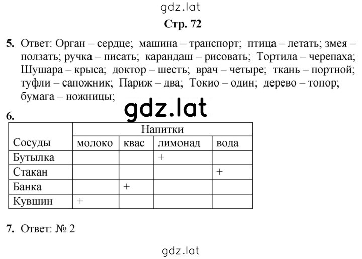 Решение задания № 72 — страница 1